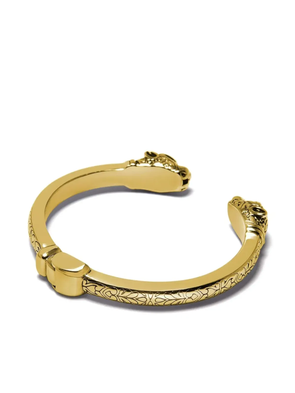 Nialaya Jewelry パンサー ヒンジ付き バングル - 画像3