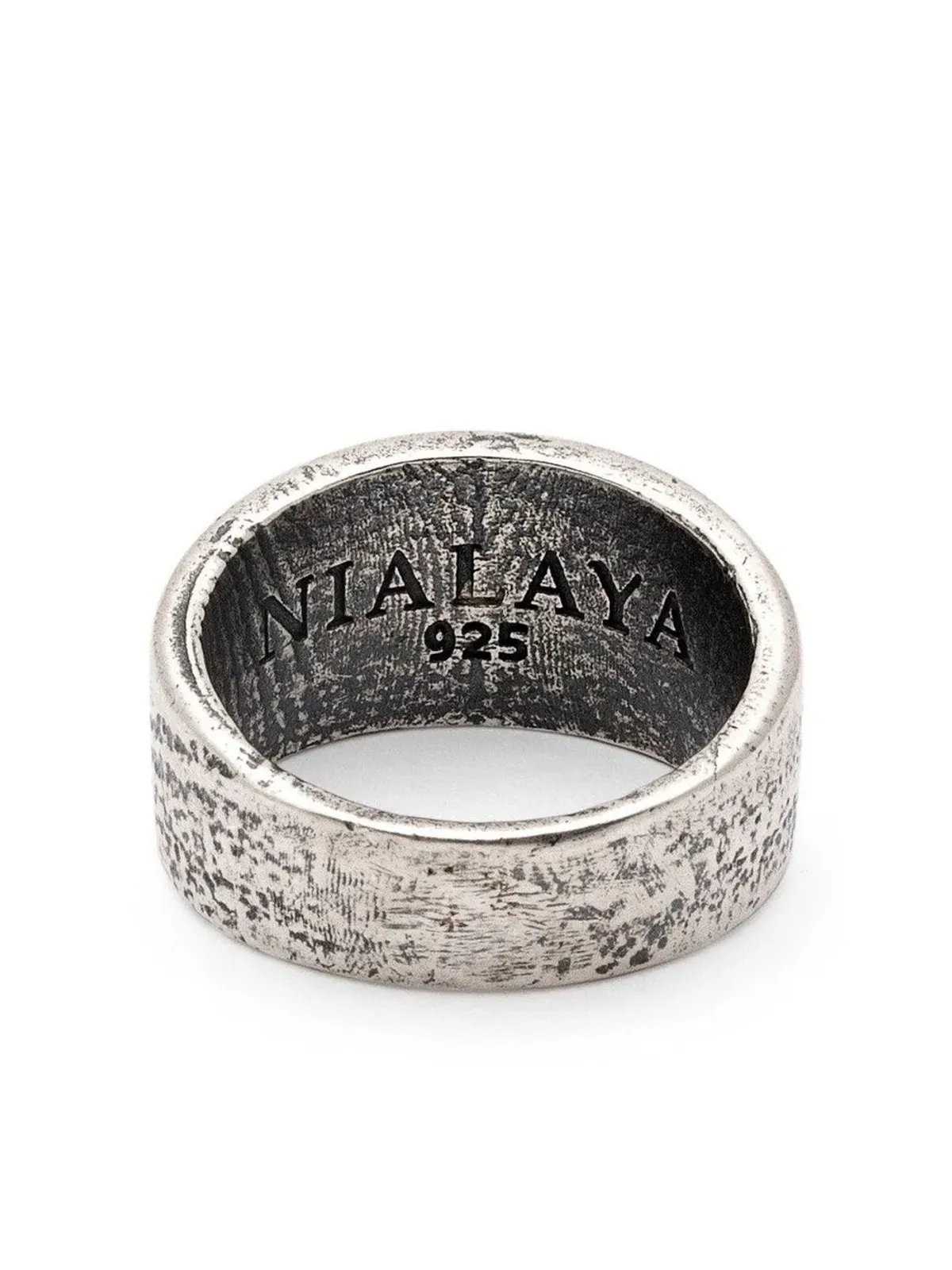 Nialaya Jewelry 刻印入りヴィンテージ風リング - 画像4