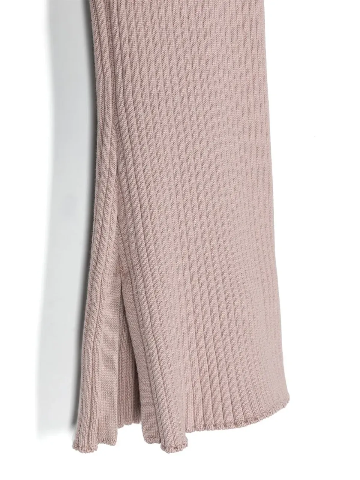 Brunello Cucinelli Kids ストレートレッグニットパンツ - ピンク - 画像3