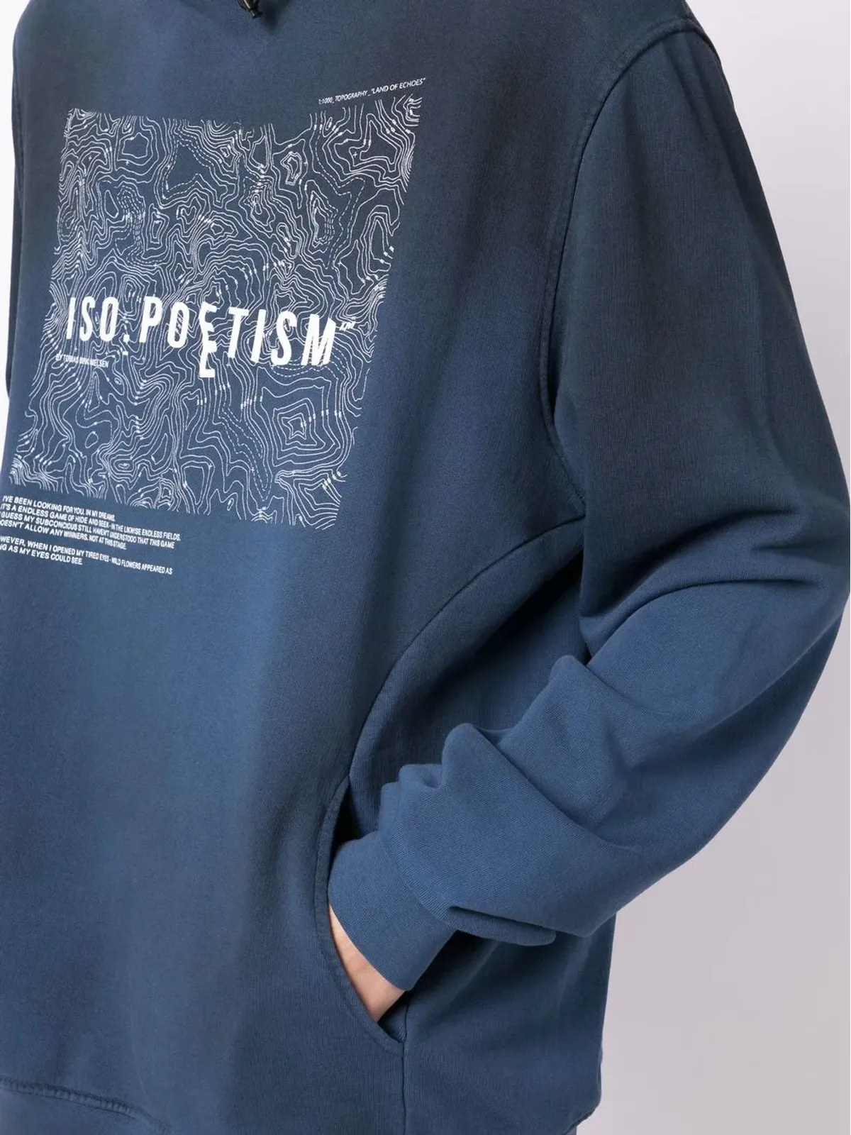ISO.POETISM グラフィックロゴプリント フーディ - 画像5