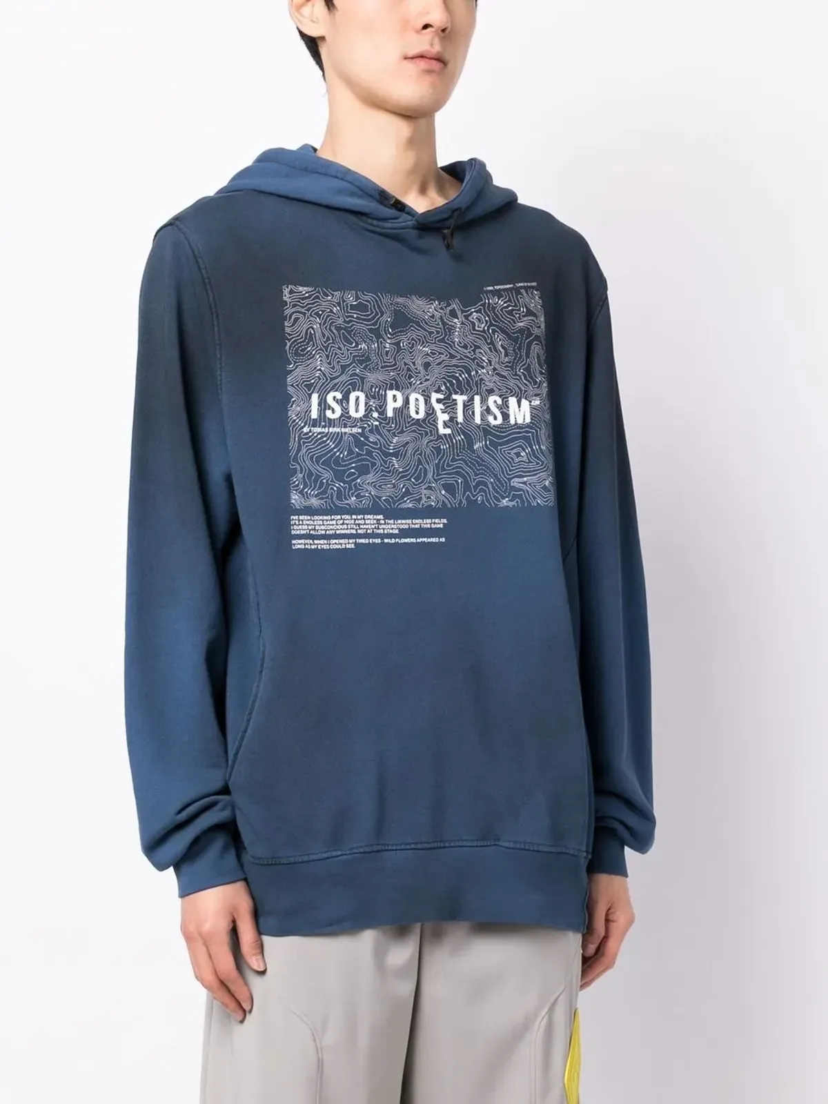 ISO.POETISM グラフィックロゴプリント フーディ - 画像3