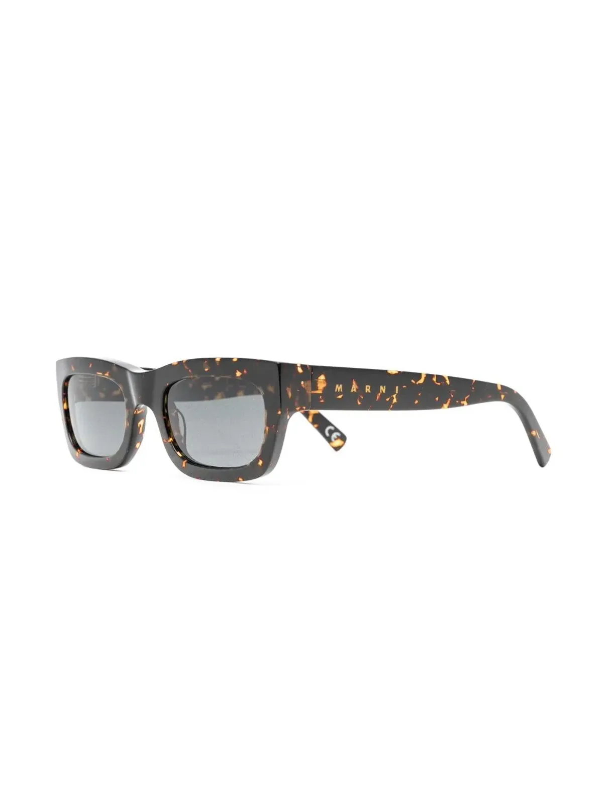 Marni Eyewear CWE レクタンギュラーフレーム サングラス - 画像2