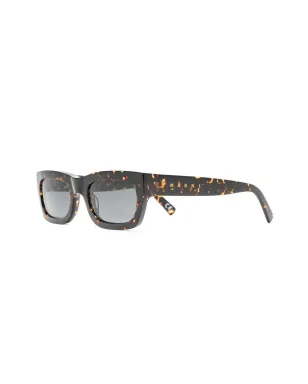 Marni Eyewear CWE レクタンギュラーフレーム サングラス - サムネイル2