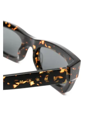 Marni Eyewear CWE レクタンギュラーフレーム サングラス - サムネイル3