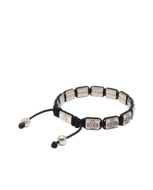 Nialaya Jewelry ドージェ フラットビード ブレスレット - シルバー - サムネイル3