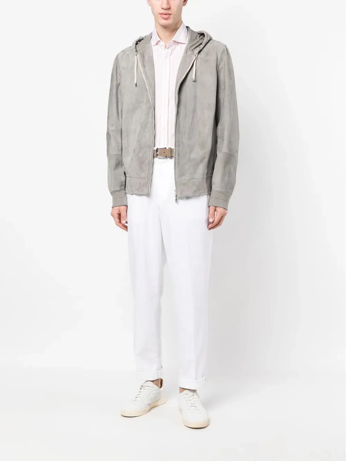 Brunello Cucinelli ストライププリント長袖シャツ - ピンク - 画像2