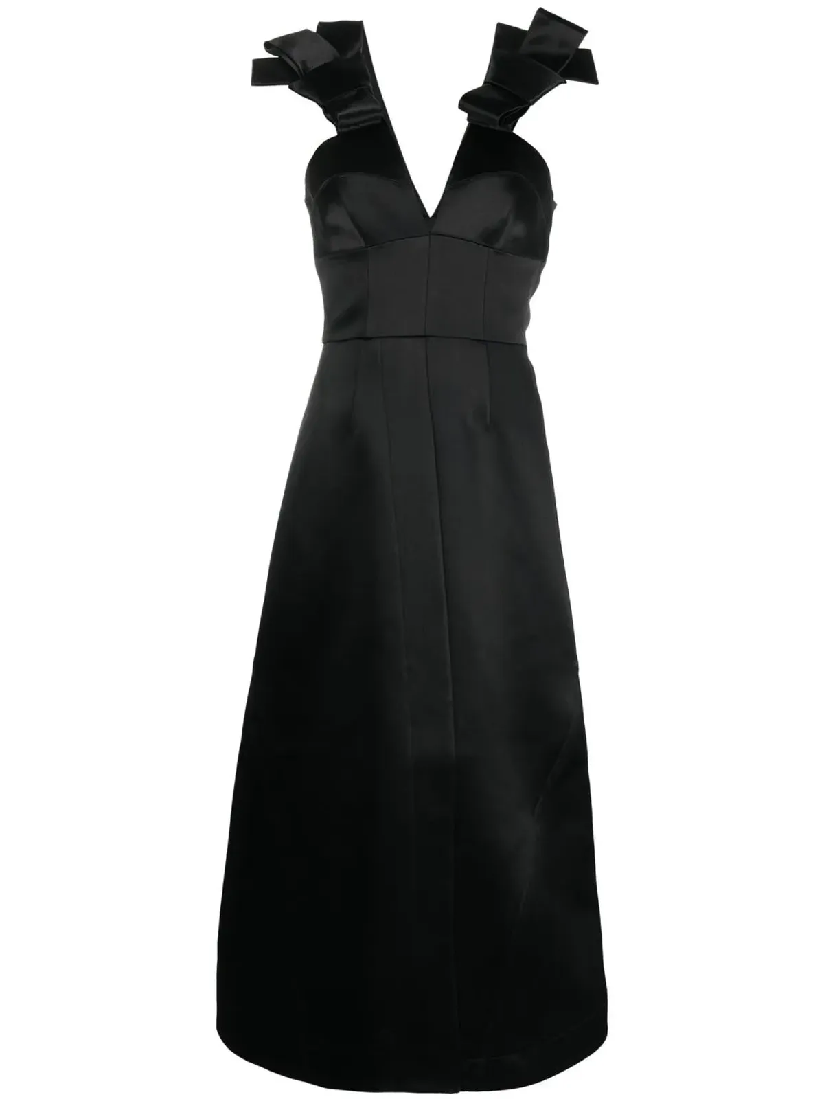Jil Sander リボンディテール ミディドレス - 画像1