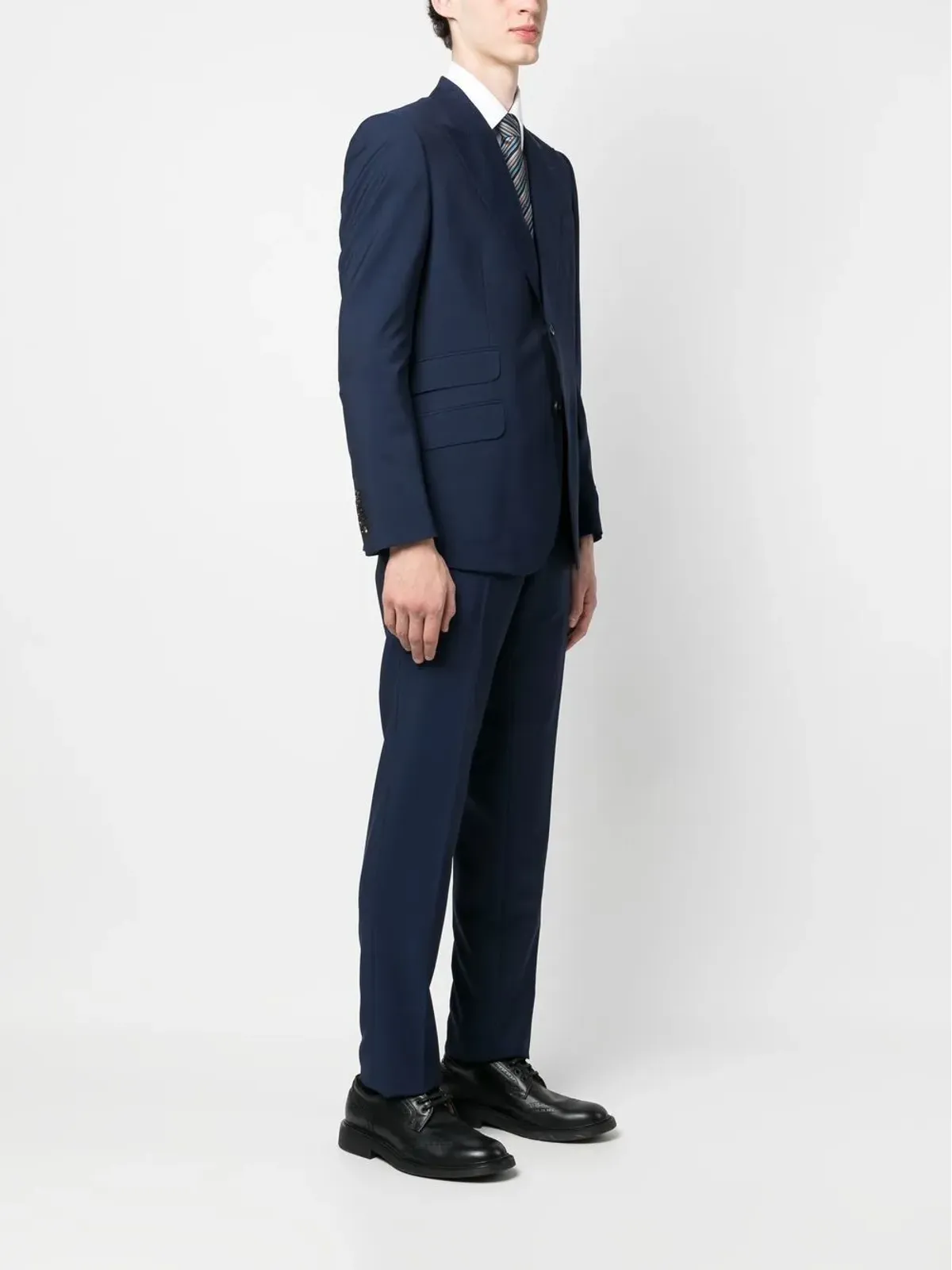 Gucci シングルブレスト ウール混紡 スーツ - 画像3
