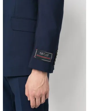 Gucci シングルブレスト ウール混紡 スーツ - サムネイル4