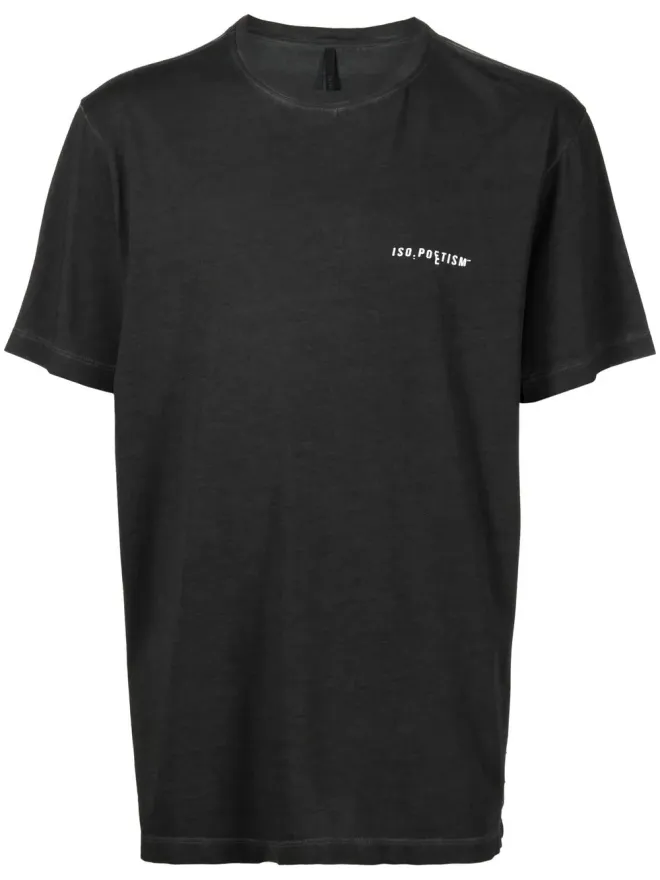 ISO.POETISM ISO.POETISM ロゴプリント半袖Tシャツ - ブラックの商品画像
