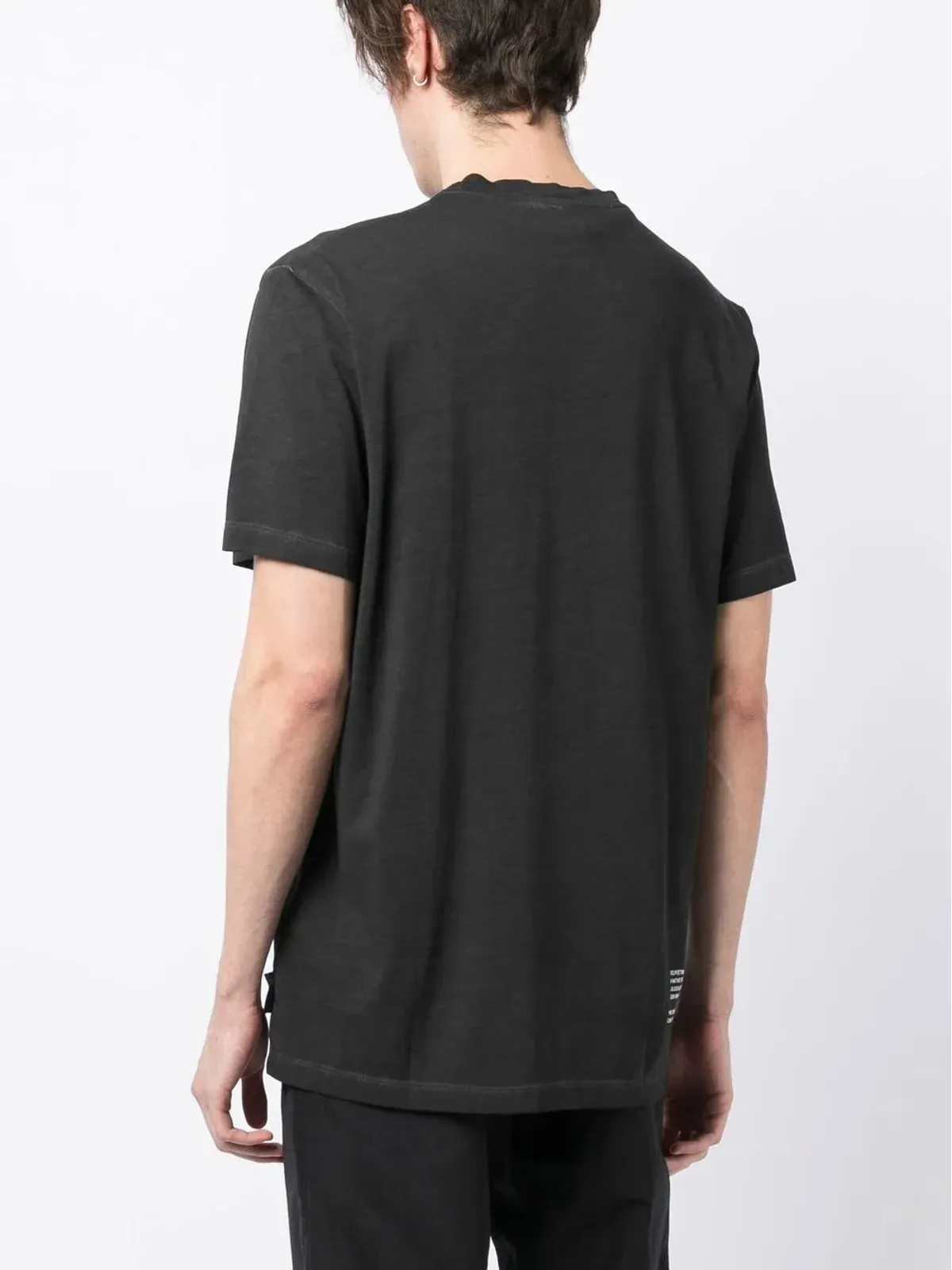 ISO.POETISM ロゴプリント半袖Tシャツ - ブラック - 画像4