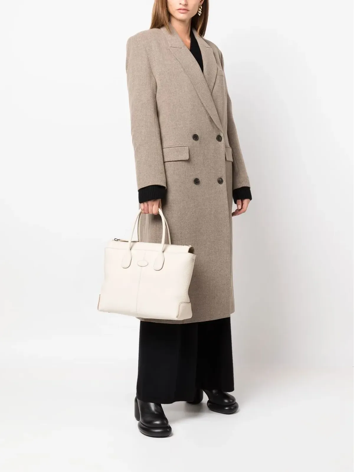 Tod's シボ革トートバッグ - 画像2