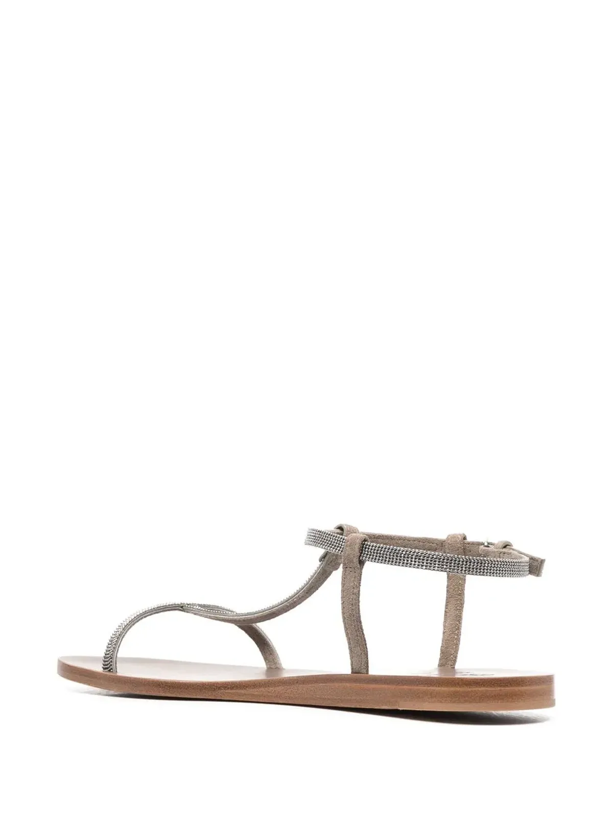 Brunello Cucinelli エンベリッシュド Tバーサンダル - 画像3