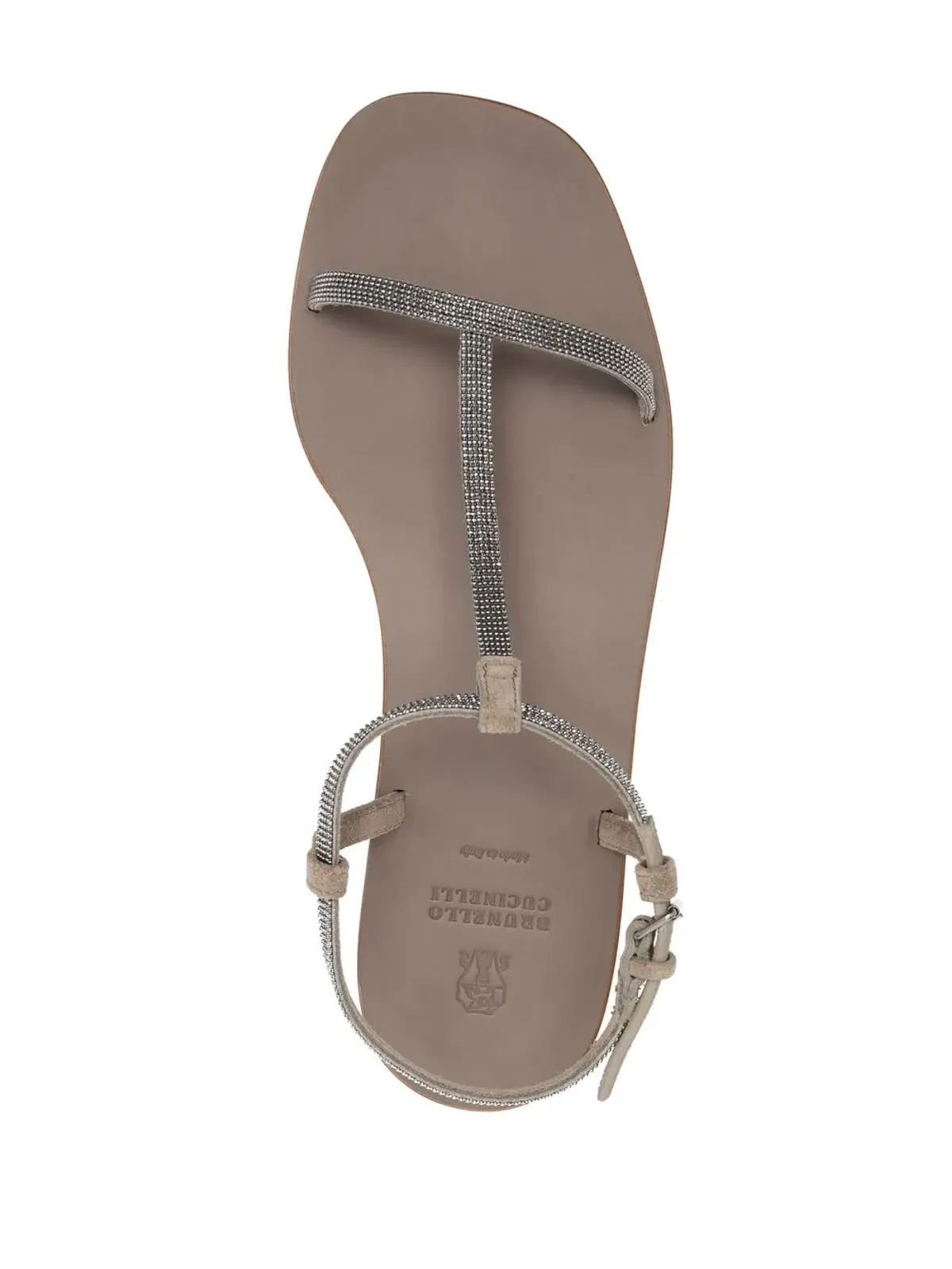 Brunello Cucinelli エンベリッシュド Tバーサンダル - 画像4