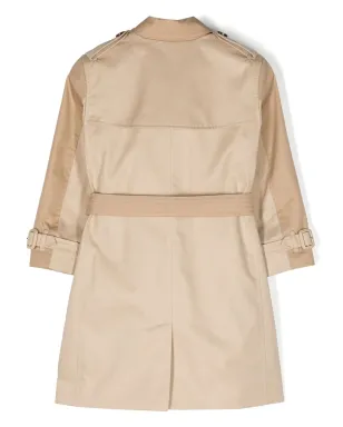 Burberry Kids ベルト付きトレンチコート - サムネイル2
