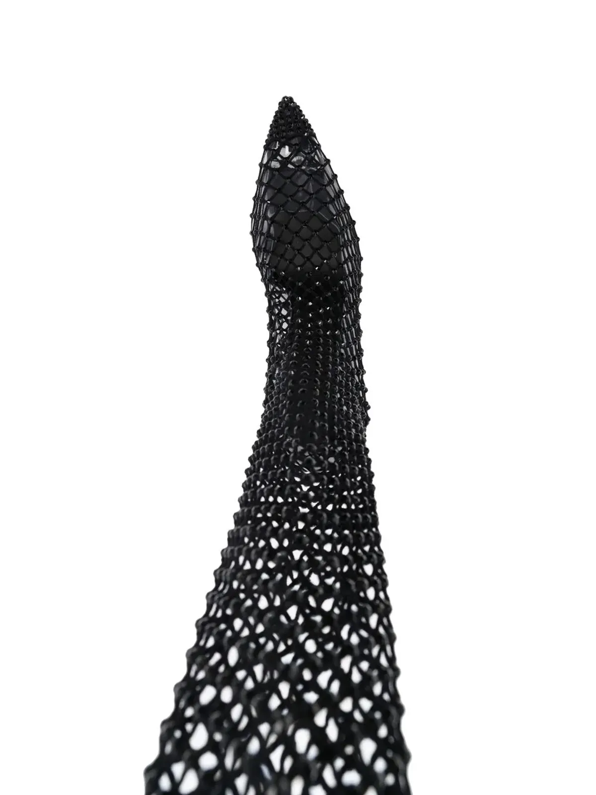 Le Silla ギルダ フィッシュネット・サイハイブーツ ブラック - 画像4
