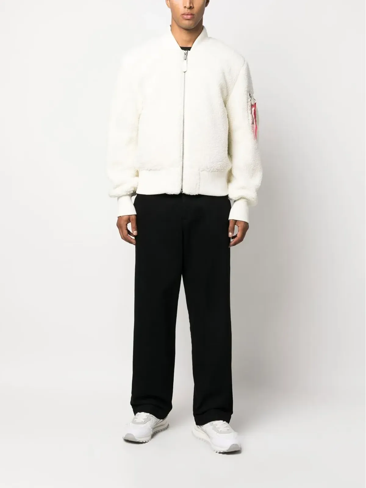 Alpha Industries フェイクシェアリング ボンバージャケット - 画像2