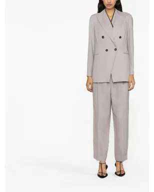 Brunello Cucinelli ダブルブレスト ウォーブン スーツジャケット - サムネイル2