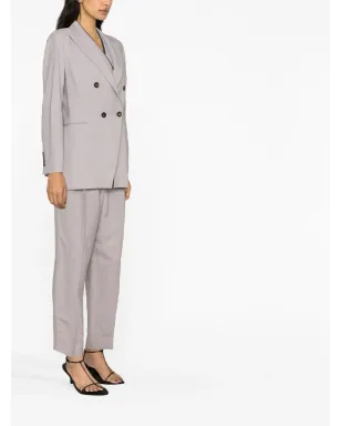 Brunello Cucinelli ダブルブレスト ウォーブン スーツジャケット - サムネイル3