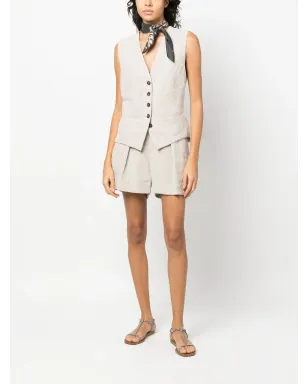 Brunello Cucinelli Vネック ボタンアップ ウエストコート - サムネイル2
