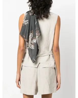 Brunello Cucinelli Vネック ボタンアップ ウエストコート - サムネイル4