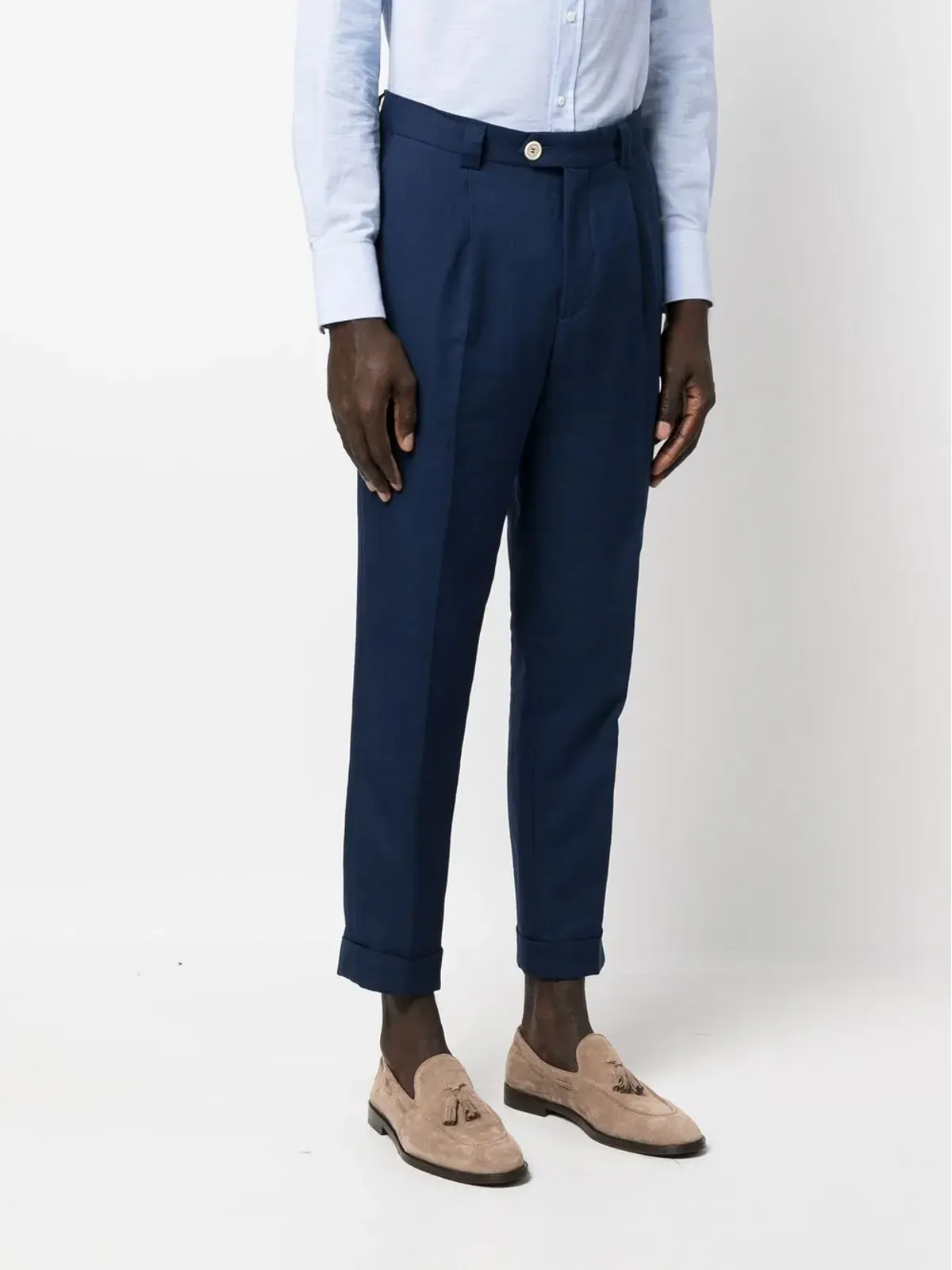 Brunello Cucinelli クロップド テーラードパンツ - 画像3