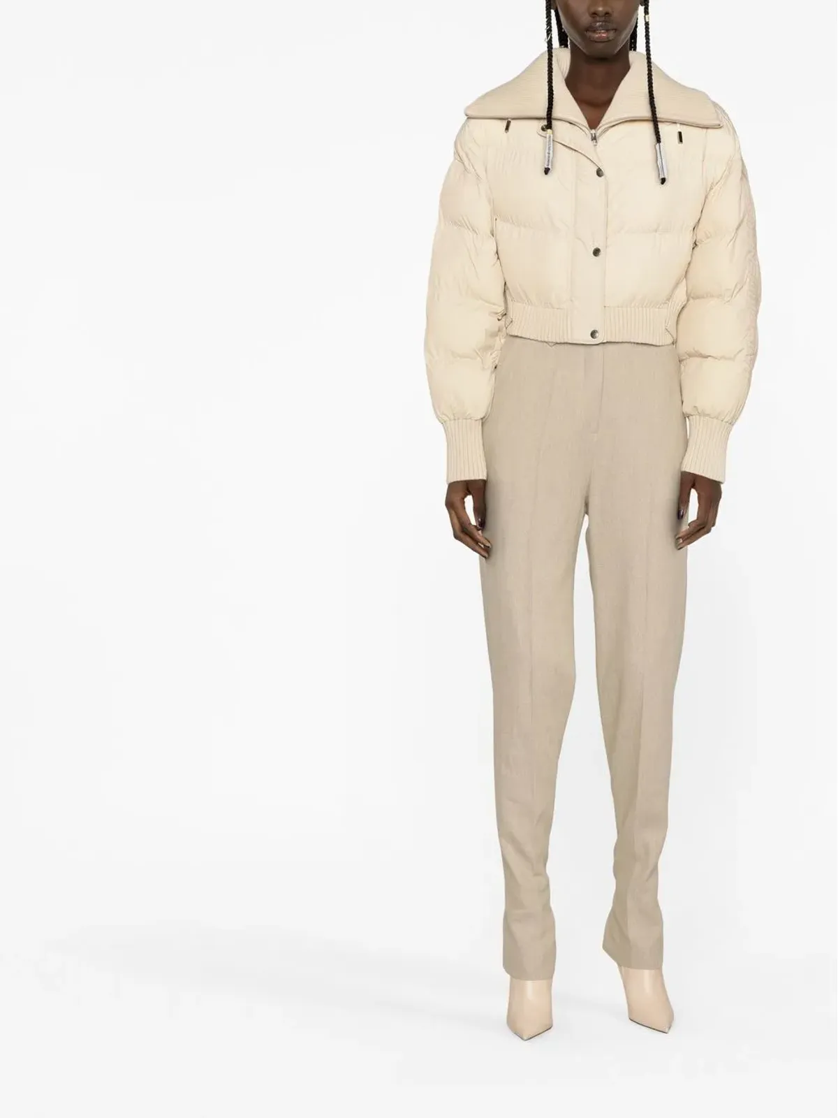 Jacquemus リブ編みダウンジャケット - 画像2