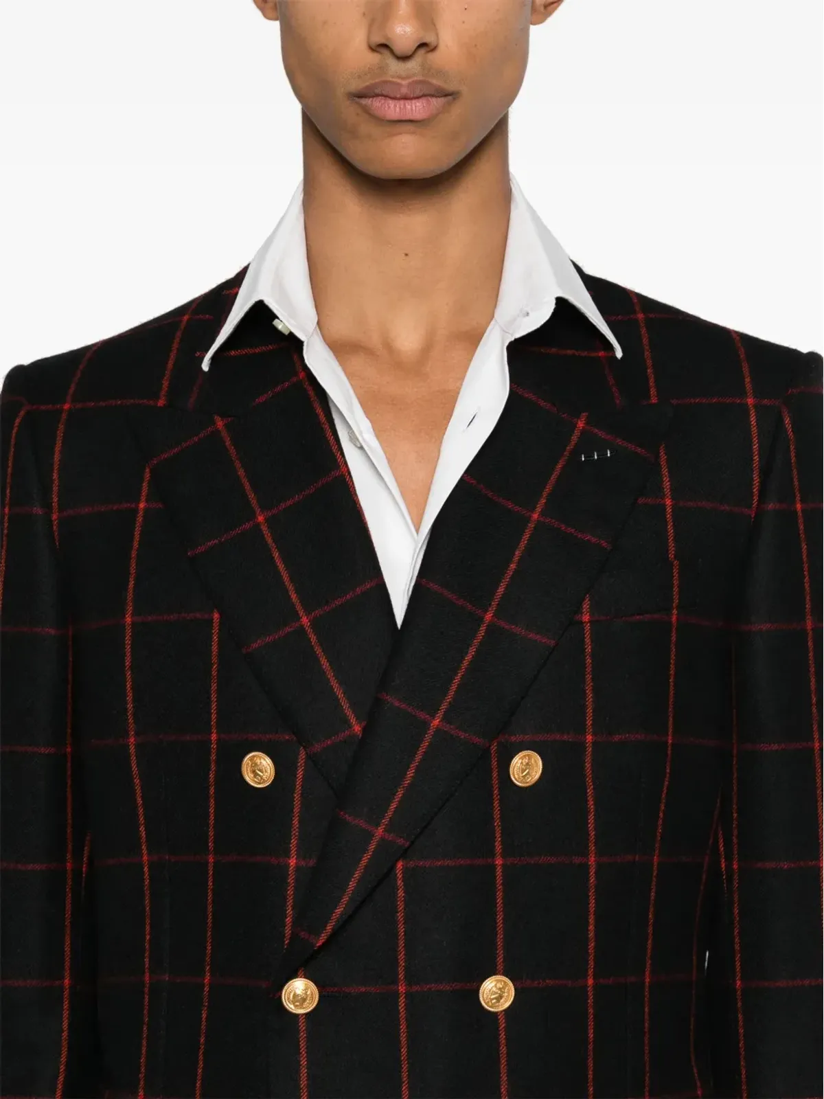 Gucci ロゴパッチブレザー - 画像5