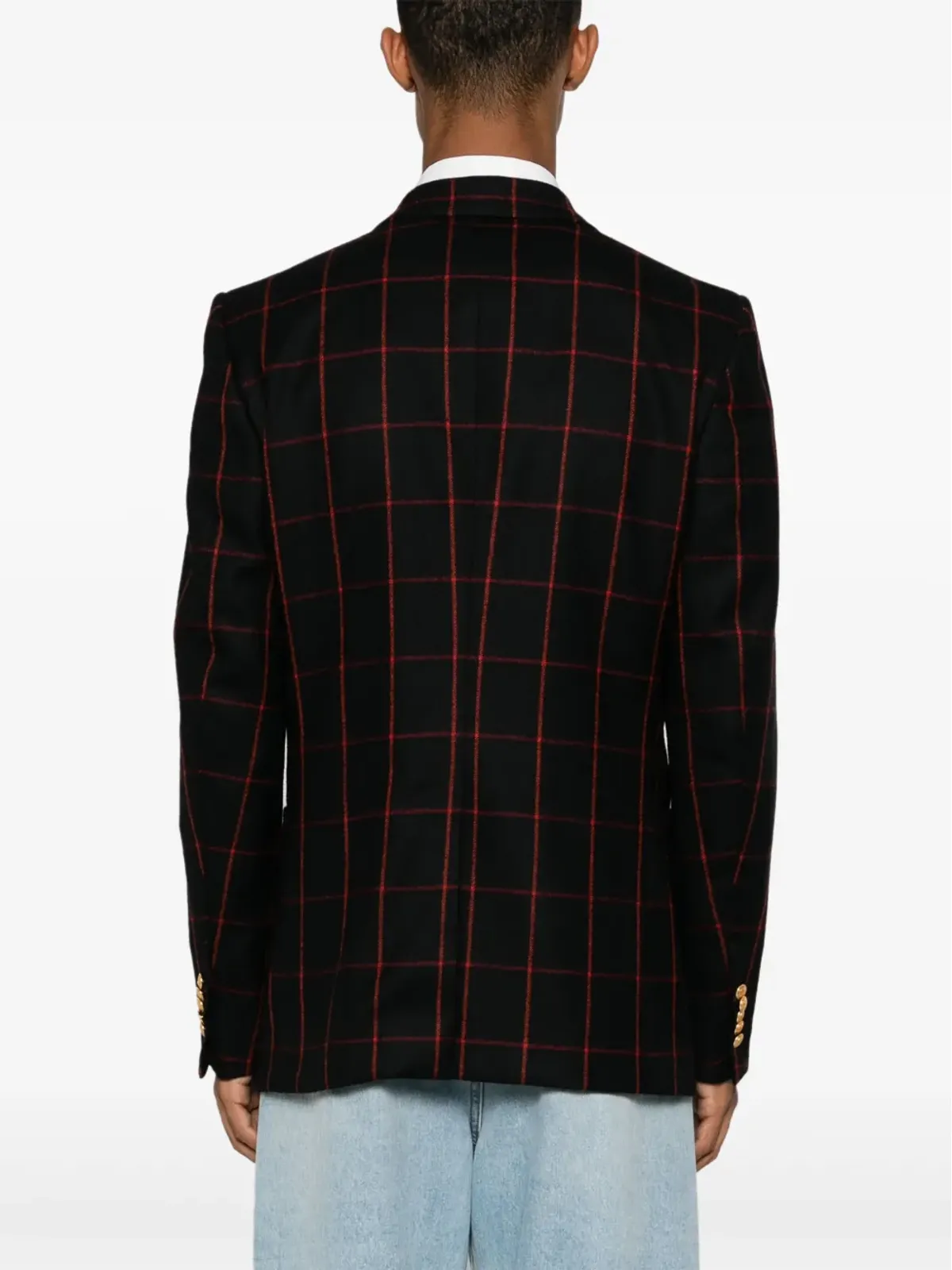 Gucci ロゴパッチブレザー - 画像4