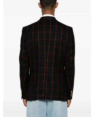 Gucci ロゴパッチブレザー - サムネイル4