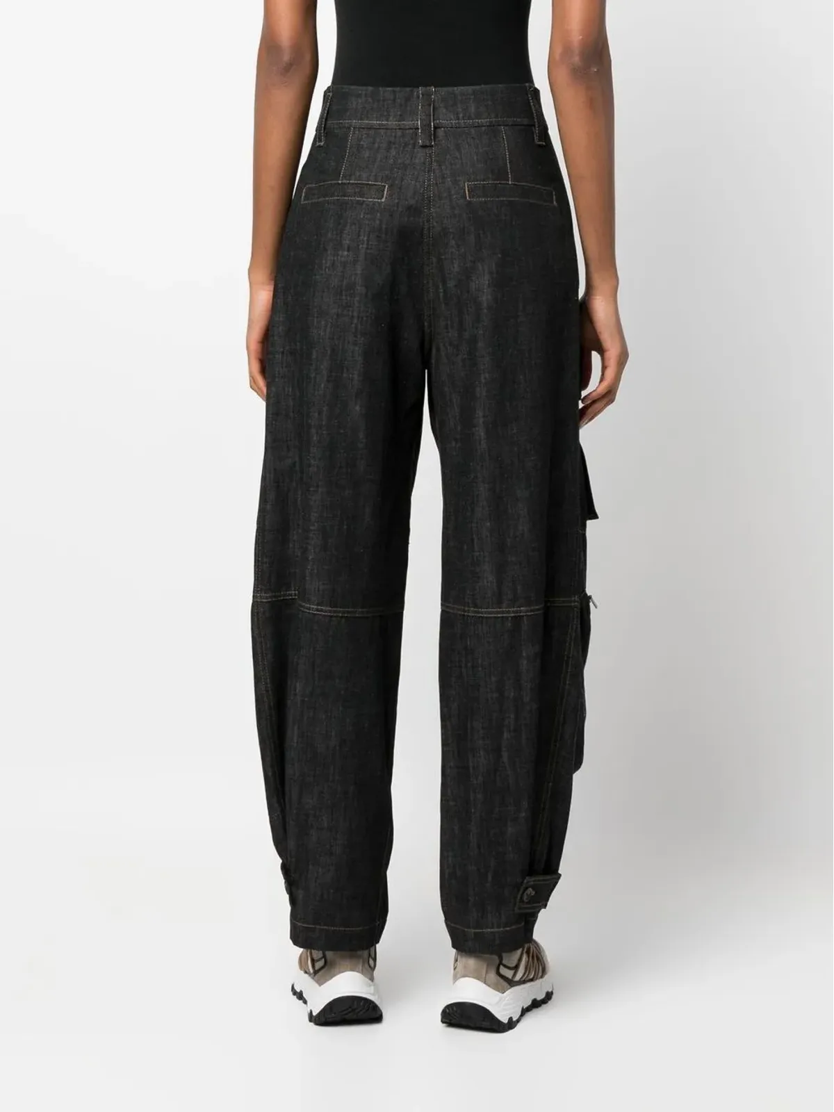 Brunello Cucinelli 高腰カーゴジーンズ - 画像4
