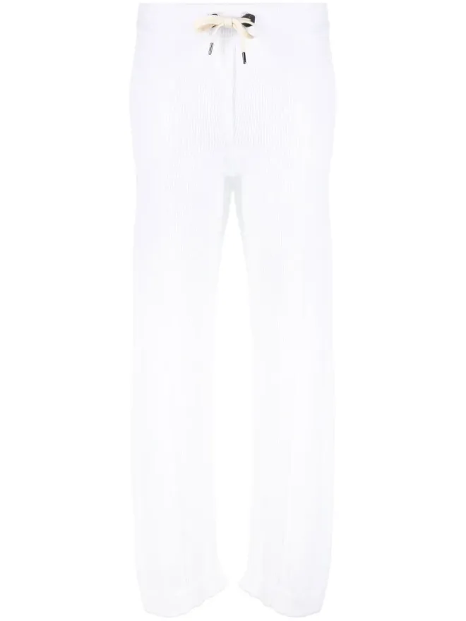 Brunello Cucinelli Brunello Cucinelli 細リブニットパンツ - Whiteの商品画像