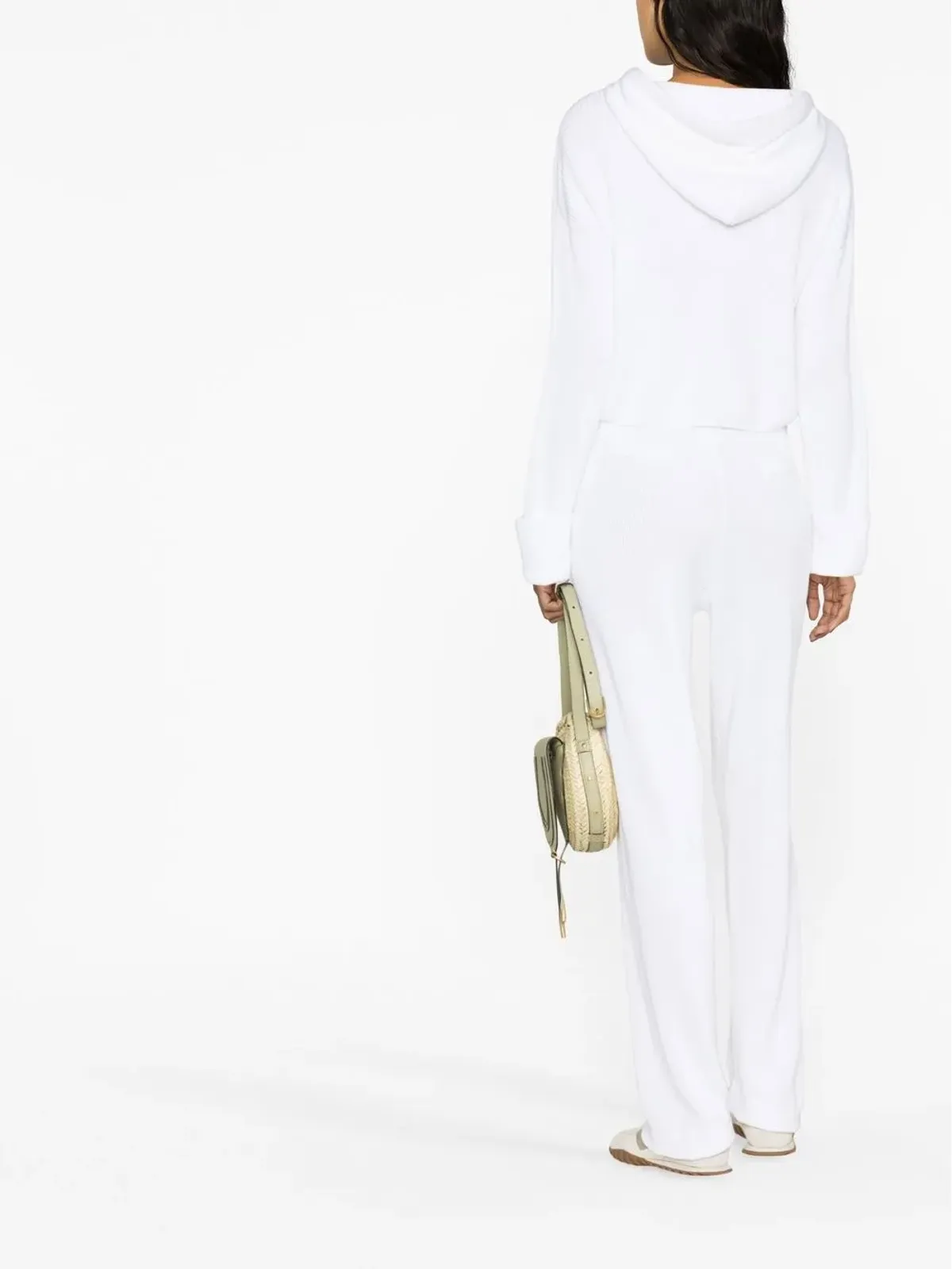 Brunello Cucinelli 細リブニットパンツ - White - 画像3