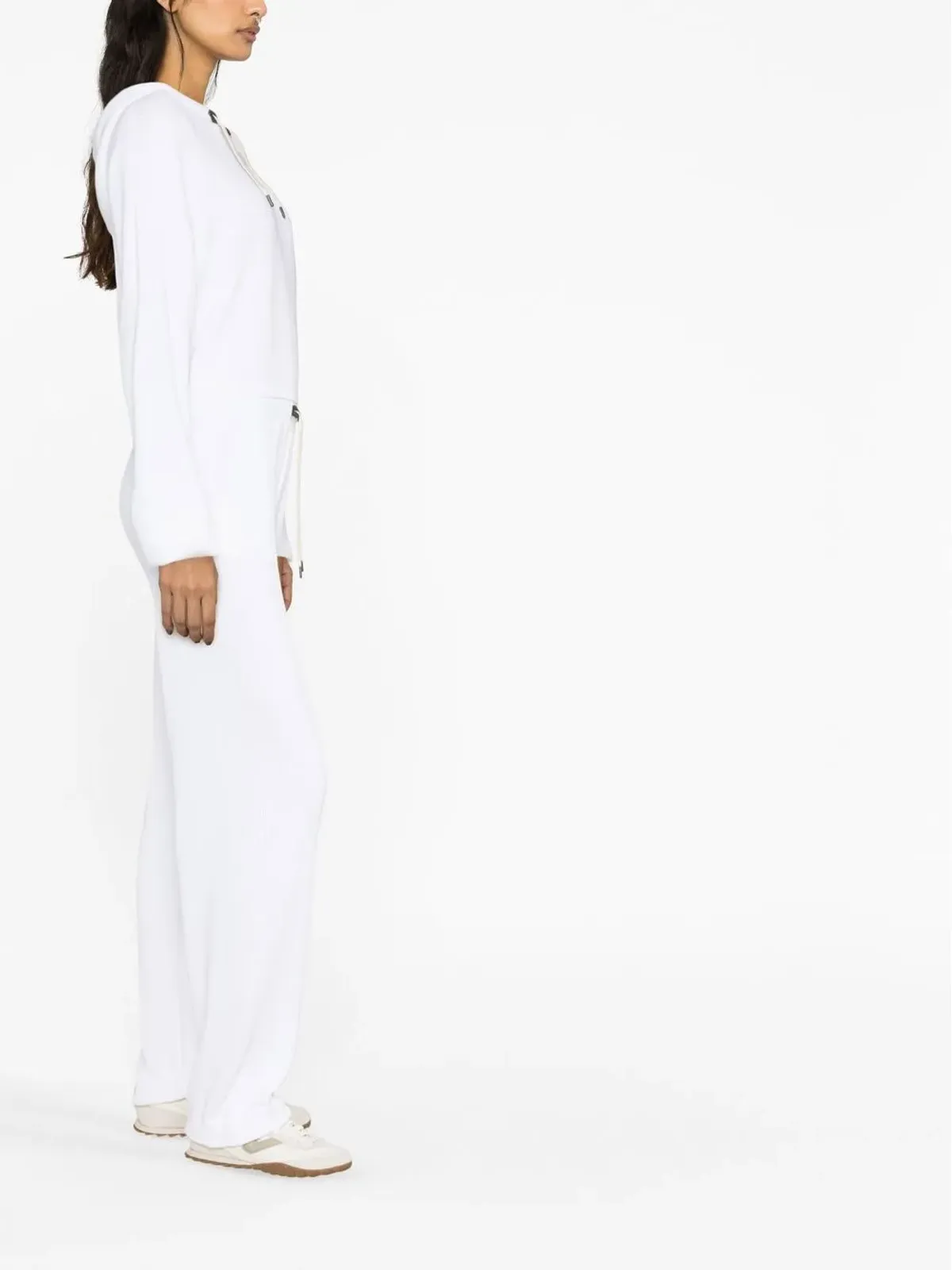 Brunello Cucinelli 細リブニットパンツ - White - 画像4