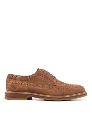Brunello Cucinelli パーフォレーテッド・スエード・ブローグス - サムネイル1