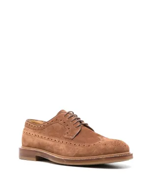 Brunello Cucinelli パーフォレーテッド・スエード・ブローグス - サムネイル2