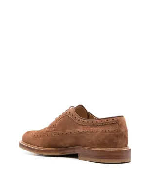 Brunello Cucinelli パーフォレーテッド・スエード・ブローグス - サムネイル3