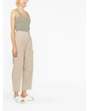 Brunello Cucinelli クロップドリネンパンツ - サムネイル2