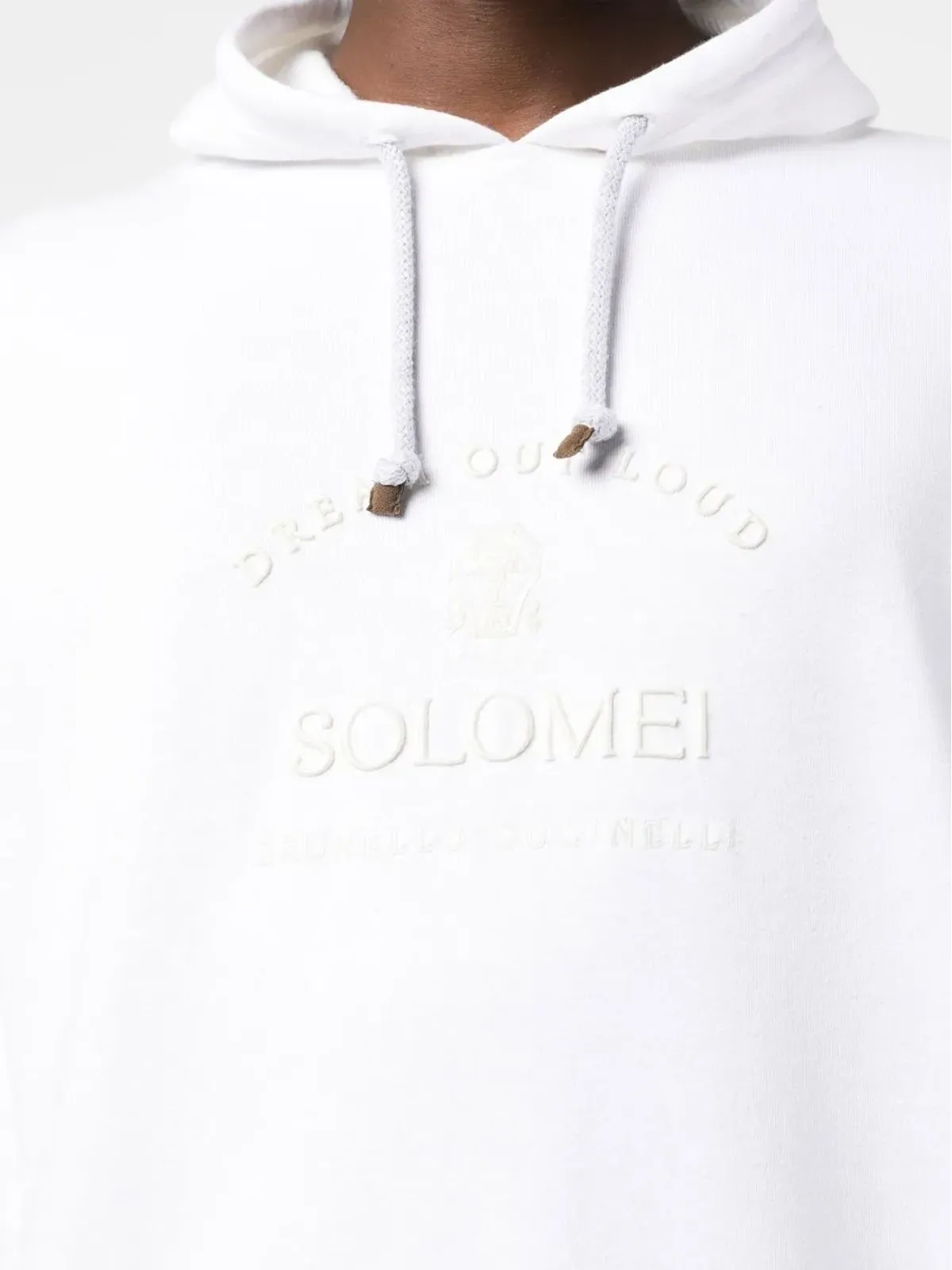 Brunello Cucinelli ロゴ刺繍フーディ - 画像5