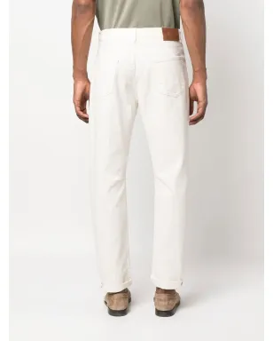 Brunello Cucinelli 染めデニムパンツ（ホワイト） - サムネイル4