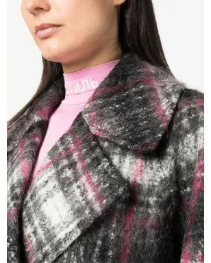 Karl Lagerfeld チェック柄ダブルブレストコート - サムネイル5