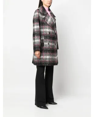 Karl Lagerfeld チェック柄ダブルブレストコート - サムネイル3