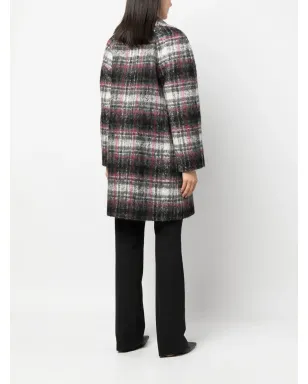 Karl Lagerfeld チェック柄ダブルブレストコート - サムネイル4