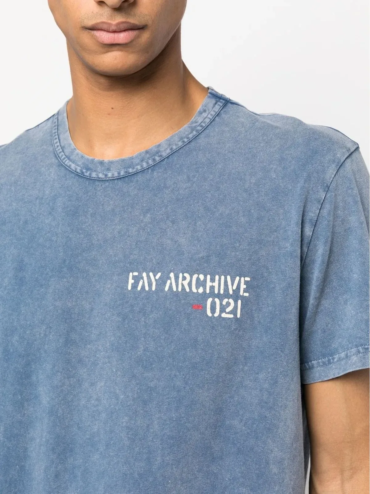 Fay ロゴプリント半袖Tシャツ - 画像5