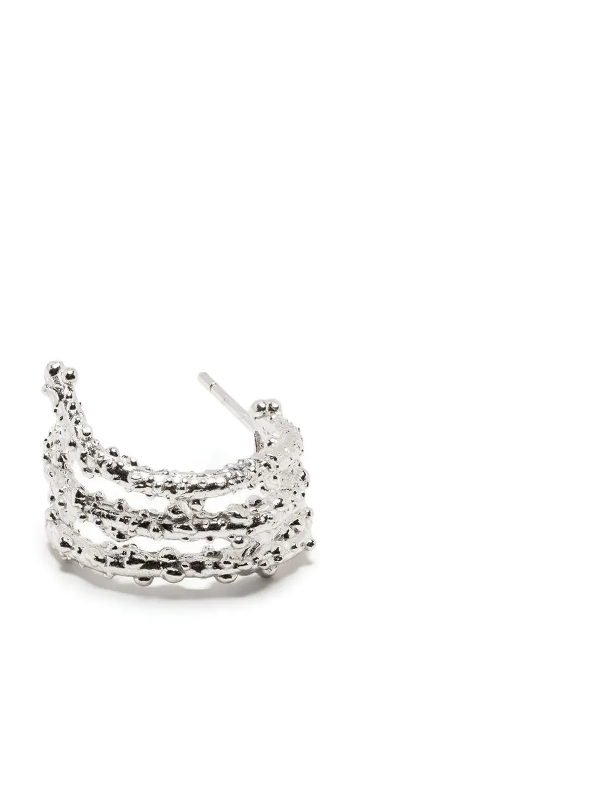 Alighieri The Single Crumbling hoop earring - Silver - 画像3
