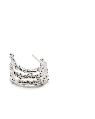 Alighieri The Single Crumbling hoop earring - Silver - サムネイル3