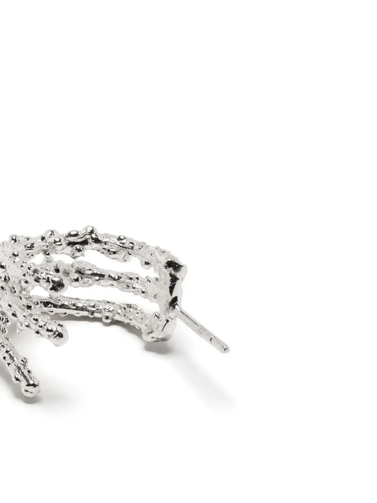 Alighieri The Single Crumbling hoop earring - Silver - 画像4