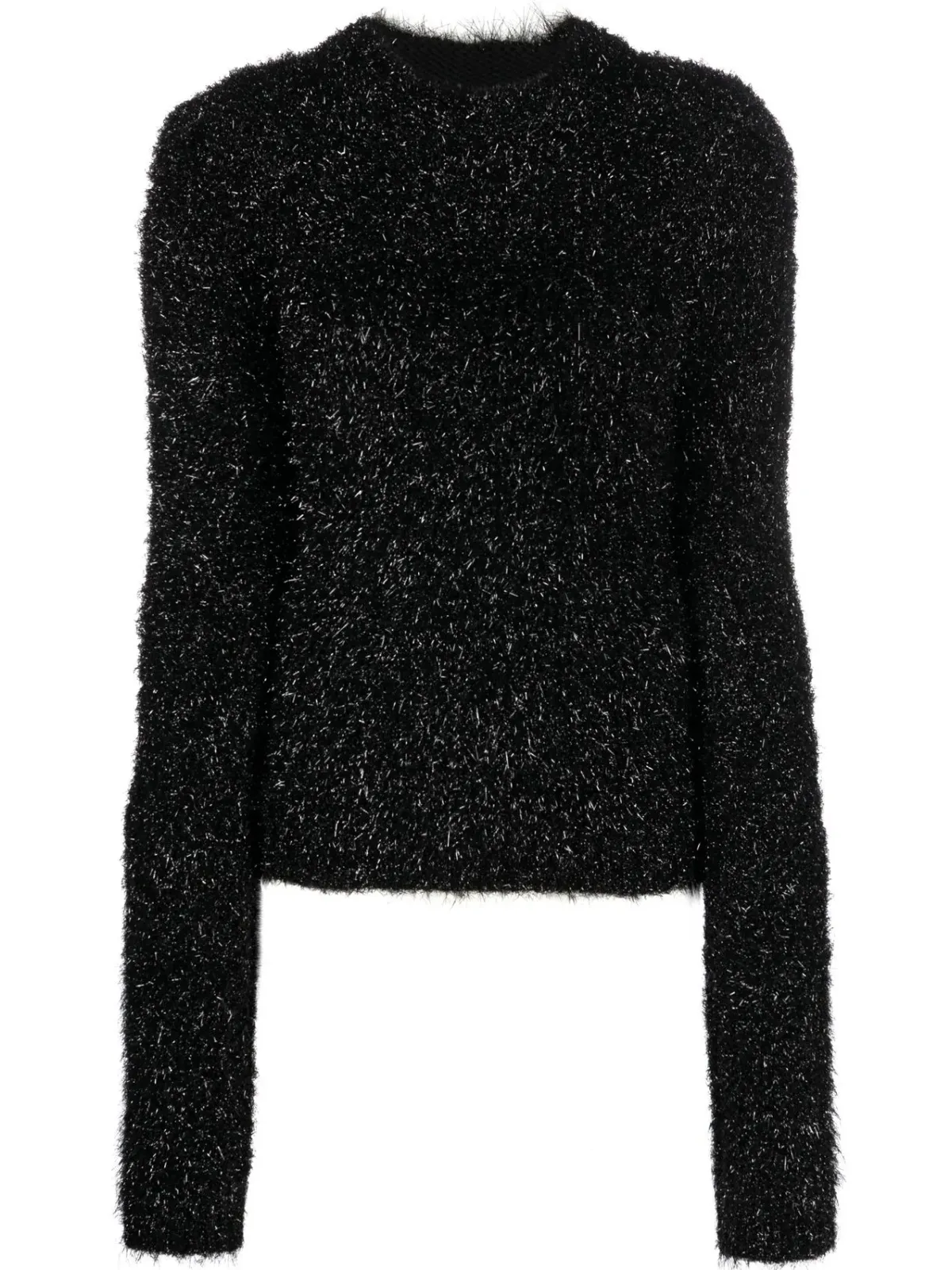 Alberta Ferretti グリッター付きパフスリーブのセーター - 画像1
