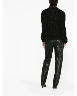 Alberta Ferretti グリッター付きパフスリーブのセーター - サムネイル4