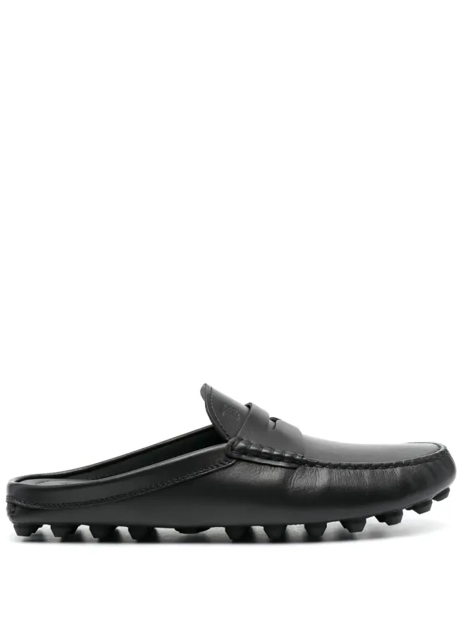 Tod's Tod's Gommino Bubble レザー ミュール - ブラックの商品画像